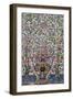 Early Qajar tiling, Masjed-e Vakil (Regent's Mosque), Shiraz, Iran, Middle East-James Strachan-Framed Photographic Print