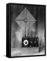 Early Radio with Antenna-null-Framed Stretched Canvas