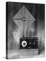 Early Radio with Antenna-null-Stretched Canvas