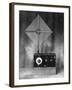 Early Radio with Antenna-null-Framed Photographic Print