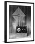 Early Radio with Antenna-null-Framed Photographic Print