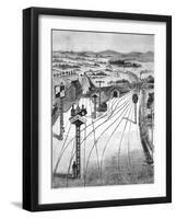 Early Rail Road or Railway Signals 1910-Chris Hellier-Framed Giclee Print