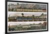 Early Railway Coaches, the Liverpool and Manchester Railway, England, 1831-null-Framed Giclee Print