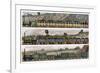 Early Railway Coaches, the Liverpool and Manchester Railway, England, 1831-null-Framed Giclee Print