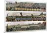 Early Railway Coaches, the Liverpool and Manchester Railway, England, 1831-null-Mounted Giclee Print