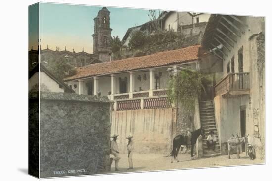 Early Scene in Taxco, Guerrero, Mexico-null-Stretched Canvas