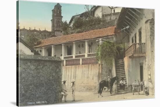 Early Scene in Taxco, Guerrero, Mexico-null-Stretched Canvas