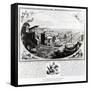 Early Settlement of Venice (Engraving) (Also See 316845)-Italian-Framed Stretched Canvas