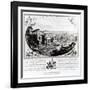 Early Settlement of Venice (Engraving) (Also See 316845)-Italian-Framed Giclee Print