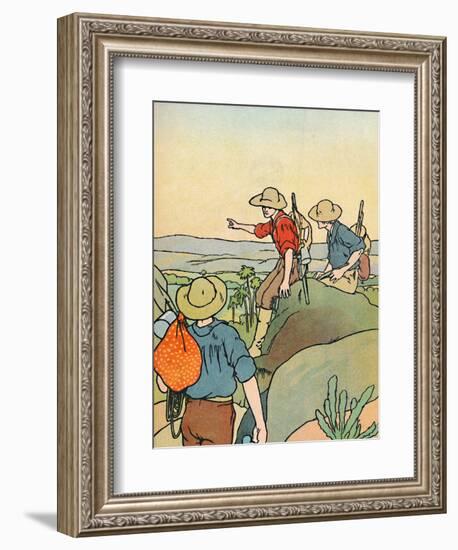 'Early Settlers in Australia', 1912-Charles Robinson-Framed Giclee Print