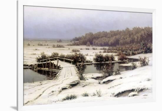 Early Snow, 1883-Yefim Yefimovich Volkov-Framed Giclee Print