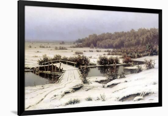 Early Snow, 1883-Yefim Yefimovich Volkov-Framed Giclee Print