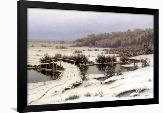 Early Snow, 1883-Yefim Yefimovich Volkov-Framed Giclee Print