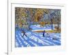 Early Snow, Allestree Park-Andrew Macara-Framed Giclee Print