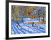 Early Snow, Allestree Park-Andrew Macara-Framed Giclee Print