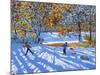 Early Snow, Allestree Park-Andrew Macara-Mounted Giclee Print