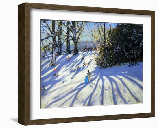 Early Snow, Darley Park-Andrew Macara-Framed Giclee Print