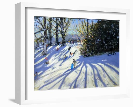 Early Snow, Darley Park-Andrew Macara-Framed Giclee Print