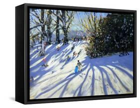 Early Snow, Darley Park-Andrew Macara-Framed Stretched Canvas
