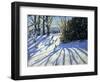 Early Snow, Darley Park-Andrew Macara-Framed Premium Giclee Print