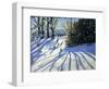 Early Snow, Darley Park-Andrew Macara-Framed Premium Giclee Print