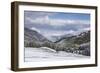 Early snow near to the Alpe di Siusi in the Dolomites, Trentinto-Alto Adige/South Tyrol, Italy, Eur-Julian Elliott-Framed Photographic Print