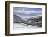 Early snow near to the Alpe di Siusi in the Dolomites, Trentinto-Alto Adige/South Tyrol, Italy, Eur-Julian Elliott-Framed Photographic Print