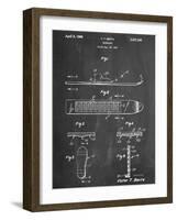 Early Snowboard Patent-null-Framed Art Print