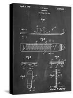 Early Snowboard Patent-null-Stretched Canvas