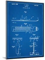 Early Snowboard Patent-null-Mounted Art Print