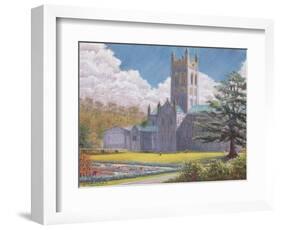 Early Spring, Buckfast Abbey, 2001-Anthony Rule-Framed Giclee Print