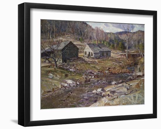 Early Spring Landscape-Leon Bakst-Framed Giclee Print