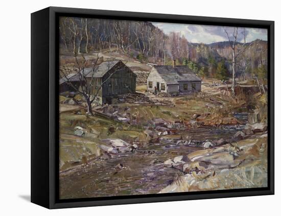 Early Spring Landscape-Leon Bakst-Framed Stretched Canvas