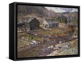 Early Spring Landscape-Leon Bakst-Framed Stretched Canvas