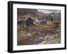 Early Spring Landscape-Leon Bakst-Framed Giclee Print