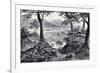 Early Stone Age Man Hunting-G.F. Scott Elliot-Framed Premium Giclee Print