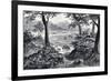 Early Stone Age Man Hunting-G.F. Scott Elliot-Framed Premium Giclee Print