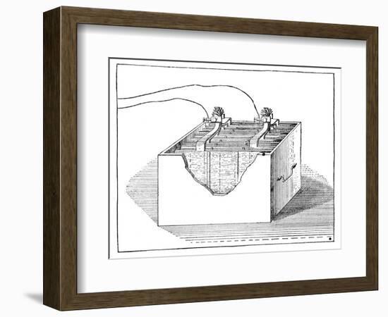 Early Storage Battery, 19th Century-Science Photo Library-Framed Photographic Print