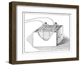 Early Storage Battery, 19th Century-Science Photo Library-Framed Photographic Print