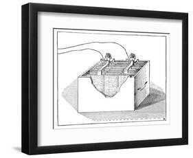 Early Storage Battery, 19th Century-Science Photo Library-Framed Photographic Print