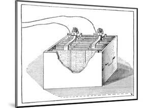 Early Storage Battery, 19th Century-Science Photo Library-Mounted Photographic Print