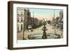 Early Street Scene, Montgomery, Alabama-null-Framed Art Print