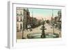 Early Street Scene, Montgomery, Alabama-null-Framed Art Print