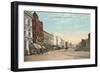 Early Street Scene, Montgomery, Alabama-null-Framed Art Print