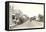 Early Street Scene of Las Vegas, Nevada-null-Framed Stretched Canvas