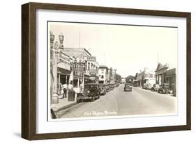 Early Street Scene of Las Vegas, Nevada-null-Framed Art Print