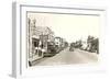 Early Street Scene of Las Vegas, Nevada-null-Framed Art Print