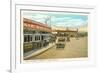 Early Street Scene, Tijuana, Mexico-null-Framed Art Print