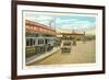 Early Street Scene, Tijuana, Mexico-null-Framed Art Print