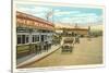 Early Street Scene, Tijuana, Mexico-null-Stretched Canvas